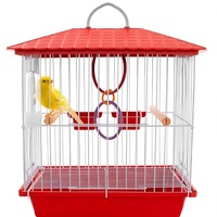 Cage de transport pour canaris et calopsitas avec accessoires, en acier au carbone, démontable, pour usage extérieur, populaire, durable, toutes saisons