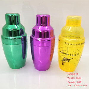 Vaso Mezclador de Cócteles Transparente de Plástico PS de Grado Alimenticio de 12 oz con Tapa y Colador, Suministros para Hoteles y Restaurantes, Snow Grams, Hecho en Vietnam - Product Image 5