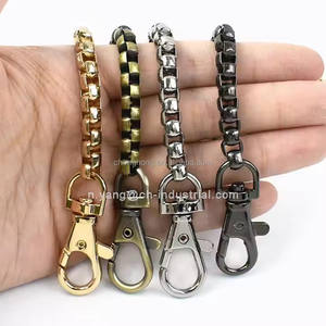 Chaîne <span class=keywords><strong>de</strong></span> remplacement pour sac à main DIY, 120 cm, chaîne décorative tendance pour sac à bandoulière, chaîne en métal pour sac à main - Product Image 3