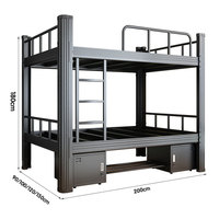 Lit superposé convertible double style américain, avec tiroirs de rangement, extensible et pliable, gain de place, moderne, très vendu
