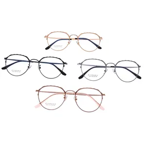 FEROCE Brand Brille Heiße Produkte Mode Optische Rahmen Metall brillen China Factory Titan Brillen In Stocks Eyewear