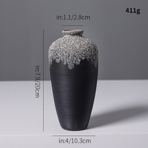 Nordic Style Niche Design Light Luxury Premium Ceramic Vase for Living Room Dried Fresh <b>Flower</b> <b>Display</b> Decoration - Product Image 6