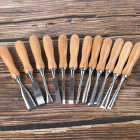12 pièces outils de sculpture sur bois outils ciseau outils de travail ciseaux et poinçons ciseaux à bois