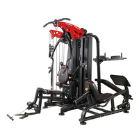 Logo personnalisé à partir de 20 pièces – Équipement de fitness multifonctionnel 5 stations pour salle de sport, entraîneur complet