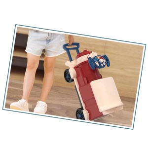 <span class=keywords><strong>3</strong></span> in 1 coltelleria in treno su auto Trolley giocattolo per bambini simulazione cucina finta Play House Set con musica volante - Product Image 6