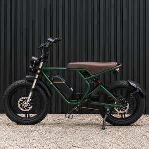 4LEAF Cafe Racer Step Over 20x4 <span class=keywords><strong>Bici</strong></span> <span class=keywords><strong>Elettrica</strong></span> <span class=keywords><strong>Scooter</strong></span> per Adulti 48V 15Ah con Batteria Rimovibile - Product Image 1