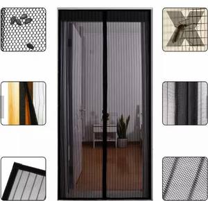 Compre mosquitera <span class=keywords><strong>para</strong></span> <span class=keywords><strong>puertas</strong></span>-Cortina de puerta de poliéster Mosquitera magnética - Product Image 5