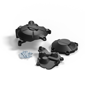 Accessoires de moto pour Ninja ZX-6R 2007-2026 : Kit de protection inférieure du moteur et cache capteur de pulsation (Nylon+Fibre de verre) - Product Image 5