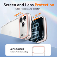 Coque de téléphone magnétique Silky Touch avec protection intégrale de l'appareil photo, découpes précises, antichoc pour iPhone 17 18