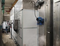 Sécheur à boucle fermée fiable à pompe à chaleur pour boues, refroidi par eau, à bande transporteuse, pour usine d'impression et de teinture