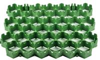 Pavés en plastique pour gazon de 38 mm et 50 mm, grilles pour gazon pour allée