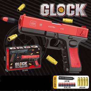 1:1 Scale Pull Back Action Cheap <strong>Realistic</strong> Toy <strong>Guns</strong> with 10 Soft Bullets and 8 Rounds Ejecting Magazine - Product Image 3