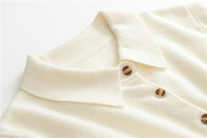 Fashion Women's 100% Pure Cashmere <strong>Polo</strong> Collar Sweater Knitted <strong>Jumper</strong> Casual Wear <strong>Ladies</strong>' Luxury Basic Cashmere Top - Product Image 5