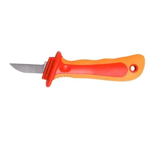 Electrical Cutting tool bent insulated insulation wire stripper VDE knife