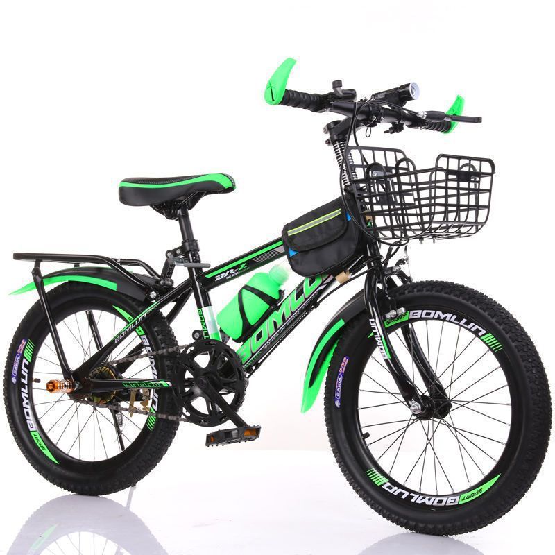 single speed-black and green gift bag car basket shelf
