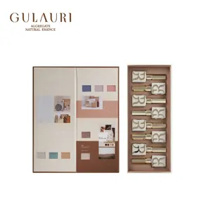 GULAURI Sugar Sand Luxury Set Gel Nail Polish UV/LED Gel Glue Set Natural Resin For Nail Shop 8 Colors Set