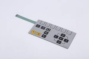 Walico alta calidad personalizado cúpula táctil en relieve PC PET superposición gráfica membrana teclado interruptor para controladores remotos - Product Image 3