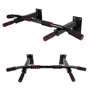 <span class=keywords><strong>Barra</strong></span> de <span class=keywords><strong>dominadas</strong></span> de acero 4 en 1 con palanca de brazo para montaje en <span class=keywords><strong>pared</strong></span>, asas antideslizantes, entrenamiento de cuerpo completo, uso doméstico, portátil, duradero, personalizable - Product Image 1
