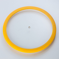 Couvercle en verre trempé en silicone d'usine avec poignées et boutons d'ustensiles de cuisine pour casserole à frire