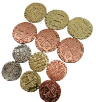 ขายส่งที่กำหนดเองโลหะเหรียญทองและเงินหลายขนาดเกมกระดานเหรียญ