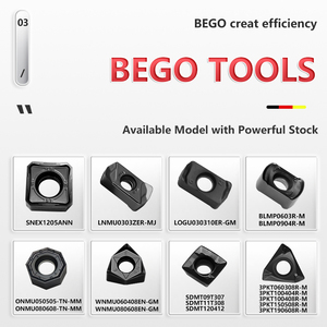 BEGO数控4NKT/BDMT/BLMP数控快速进给刀片金属切削工具ISO级硬质合金铣削刀片 - Product Image 4