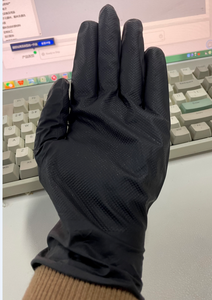 Gants jetables en nitrile sans poudre, sans latex, à texture diamant, de qualité industrielle, résistants, 8 mil, avec logo personnalisé - Product Image 3