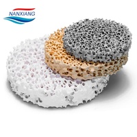 Filtre en mousse céramique de silicium carbone/alumine/zircone de haute qualité pour les fontures en aluminium