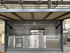 Cuisine Extérieure Moderne en Acier Inoxydable, Personnalisée avec <span class=keywords><strong>Barbecue</strong></span> - Product Image 5