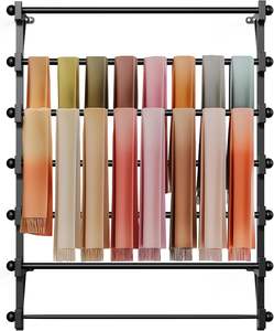 Nuevo y Moderno Soporte de Almacenamiento de Metal Negro Personalizable y Ecológico para Suministros de Manualidades - Product Image 4