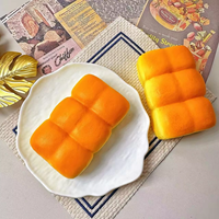 Jouet Squishy Anti-Stress en Forme de Gâteau, Pain ou Toast, Texture Super Douce, Se Remonte Lentement, Vente Directe Usine