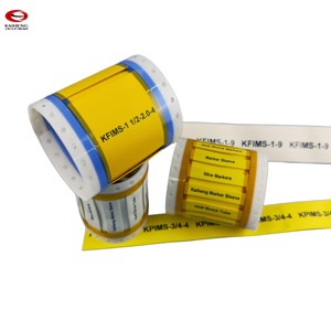 ท่อหดความร้อนแบบพิมพ์ลายสำเร็จรูปพร้อม<span class=keywords><strong>สัญลักษณ์</strong></span>มาตรฐานและเครื่องหมายเตือน อัตราการหดตัว 2:1 และ 3:1 สำหรับฉนวนป้องกันสายเคเบิลเพื่อความปลอดภัยในการระบุตำแหน่งสายเคเบิล - Product Image 2