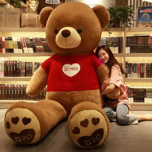 Prezzo di fabbrica all'ingrosso 60/80/120/140/160cm di grandi dimensioni orsacchiotti giganti <span class=keywords><strong>peluche</strong></span> <span class=keywords><strong>peluche</strong></span> <span class=keywords><strong>peluche</strong></span> modello caldo con impronte - Product Image 5