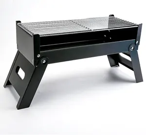 Fabriek Levering Draagbare Bbq Houtskoolgrill Voor Indoor Outdoor Camping Opvouwbare Stalen Ijzeren Gas Brandstof Voor Achtertuin Weekend Tijd