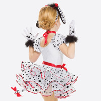 Robe de danse pour filles, costumes de chien pour adultes, robe de tutu de ballet en lycra, costume de danse de scène pour enfants, costume de danse de chien