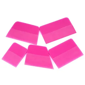ARVI Body Scraper alat bungkus mobil Pink TPU vinil bungkus Squeegee 5pcs Set Anti-gores karet air Wiper PPF