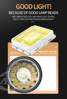 HAIZG 106mm 99w lumière led autre système d'éclairage voiture led lumière de travail pour tout-terrain SUV ATV