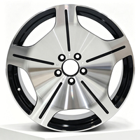 Jantes Euro Stance Car Meet 16 pouces 7J en alliage 4x100 5x112, jante pleine face usinée pour Mercedes Classe C/E, Audi A3 A4 Polo
