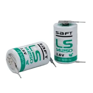 Industrial control PLC 3.6V Original And Genuine SAFT LS14250-2PF LI-SOCL2 Battery with plugs 1/2AA