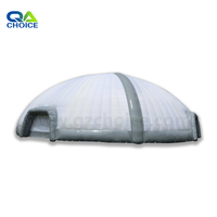 Tente dôme gonflable géante pas chère pour événements en plein air, imperméable et durable, diamètre 10m