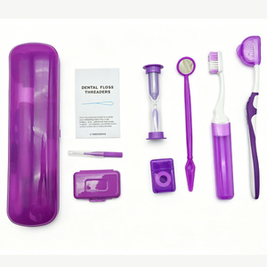 Kit de Higiene Bucal Portátil, Set de Cepillo de Dientes de Viaje, Limpiador de Lengua Desmontable, Estuche para Hilo Dental, para Adultos y Niños - Product Image 6