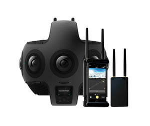 Insta360 Cámara Profesional Titan 360 <span class=keywords><strong>VR</strong></span> Cámara Panorámica 3D con Micro Cuatro Tercios Sensores para Realidad Virtual Cinematográfica - Product Image 1