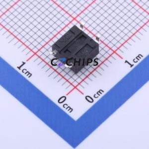 TS-1095PS-A2B2-C3D2 Tactile Switch SMD-4P,6x6mm Switch Single Pole Single Throw Round Button 1.8N Vertical Mount - Product Image 2