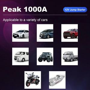 Портативное пусковое устройство KUCHER 16000 мАч с USB, общая мощность 45 Вт, для зарядки автомобильных аккумуляторов, внешний аккумулятор, кабель-пусковик 700А с LED-подсветкой, красный - Product Image 6