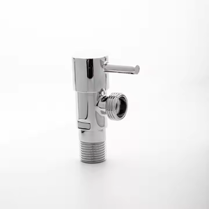 1/2 "3/4" Brass Chrome mạ góc Van nam ren kết nối góc van van nước - Product Image 2