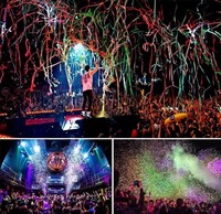 Lanceur de papier coloré à direction réglable, machine à confettis pour spectacles, fêtes et ambiance scénique