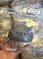 Jouets Squishy, Jouets Anti-Stress, Série Ours Dumpling, Jouet à Presser en Silicone de Qualité Alimentaire, Pâte à Modeler à Rebond Lent pour 7 Ans et Plus