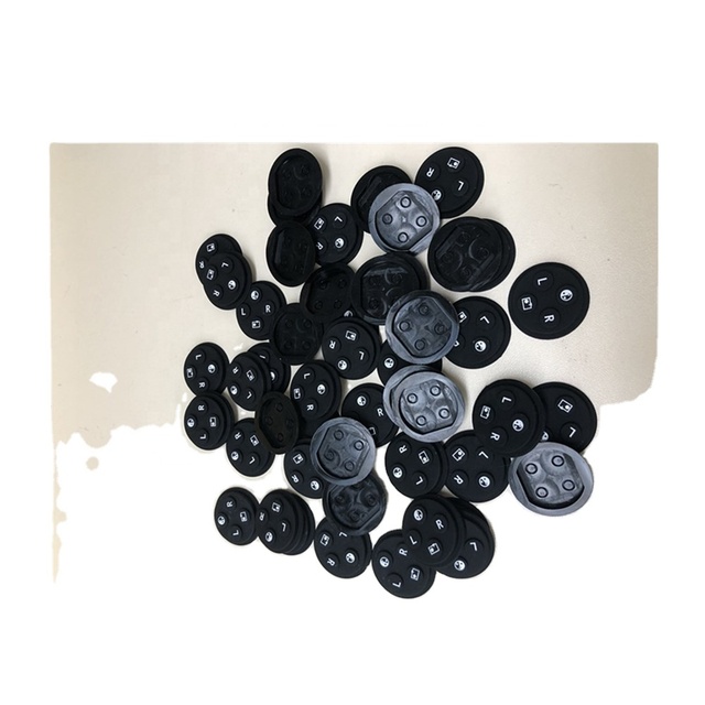 Small silicone push buttons rubber keypad