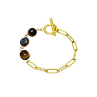 Bracelet en pierre vintage coloré pour femme, design original, fait main, bijoux porte-bonheur esthétiques, vente en gros