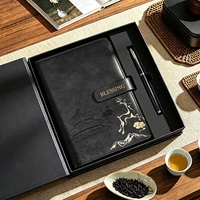 Caja de Regalo Personalizada con Logotipo OEM, Regalo Corporativo, Estilo Retro Chino, Cuaderno, Termo, Bolígrafo