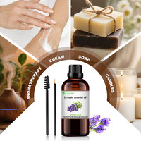 Aceite Esencial de Lavanda Puro al por Mayor (Linalool) Líquido con Aroma Fresco de Primera Calidad para Dormir y Masajes/Uso Cosmético al Mejor Precio